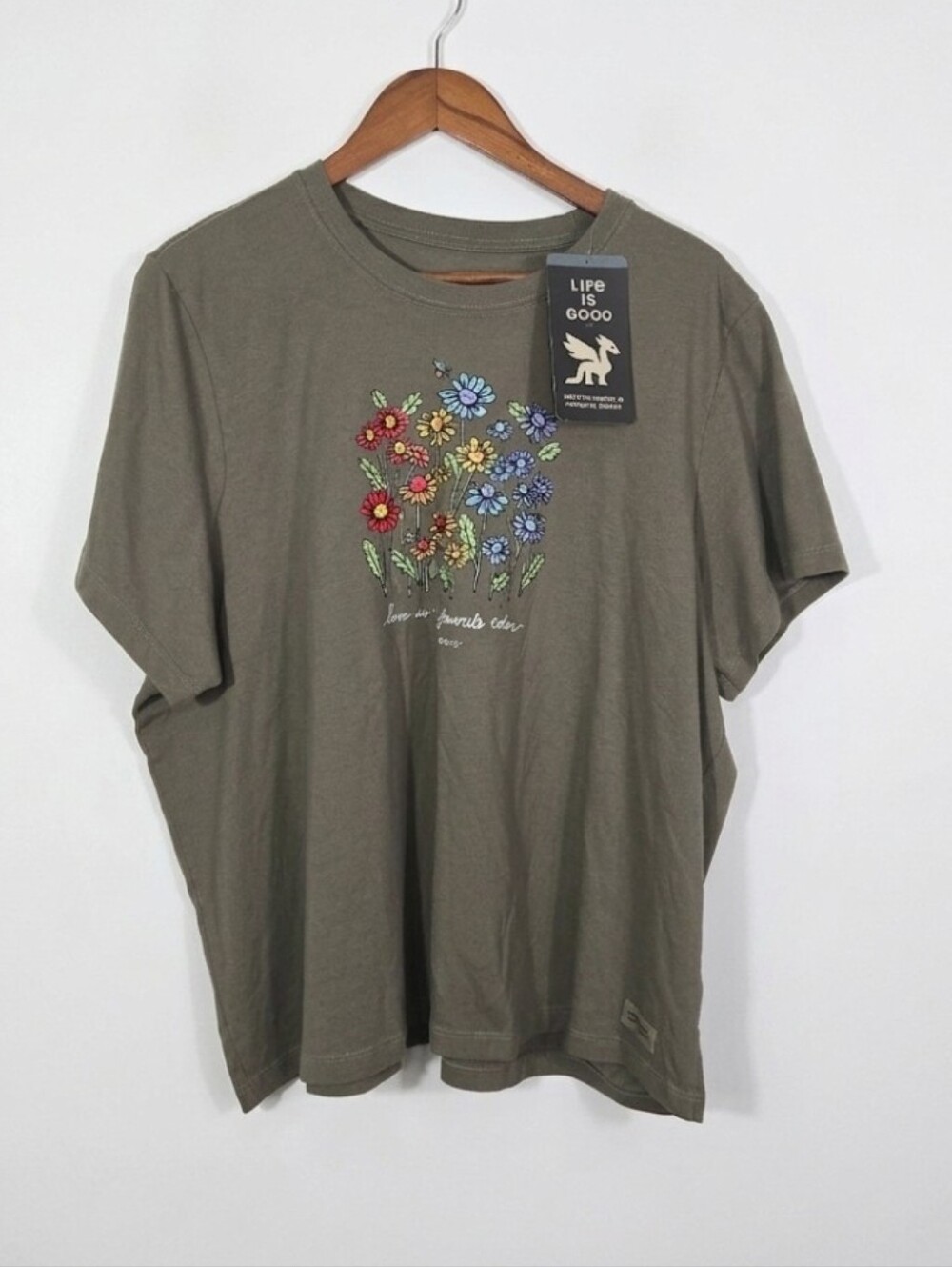 NWT "Love is my favorite color" graphic tee